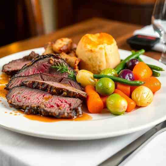 Classic British Sunday Roast - Perfect Dinner